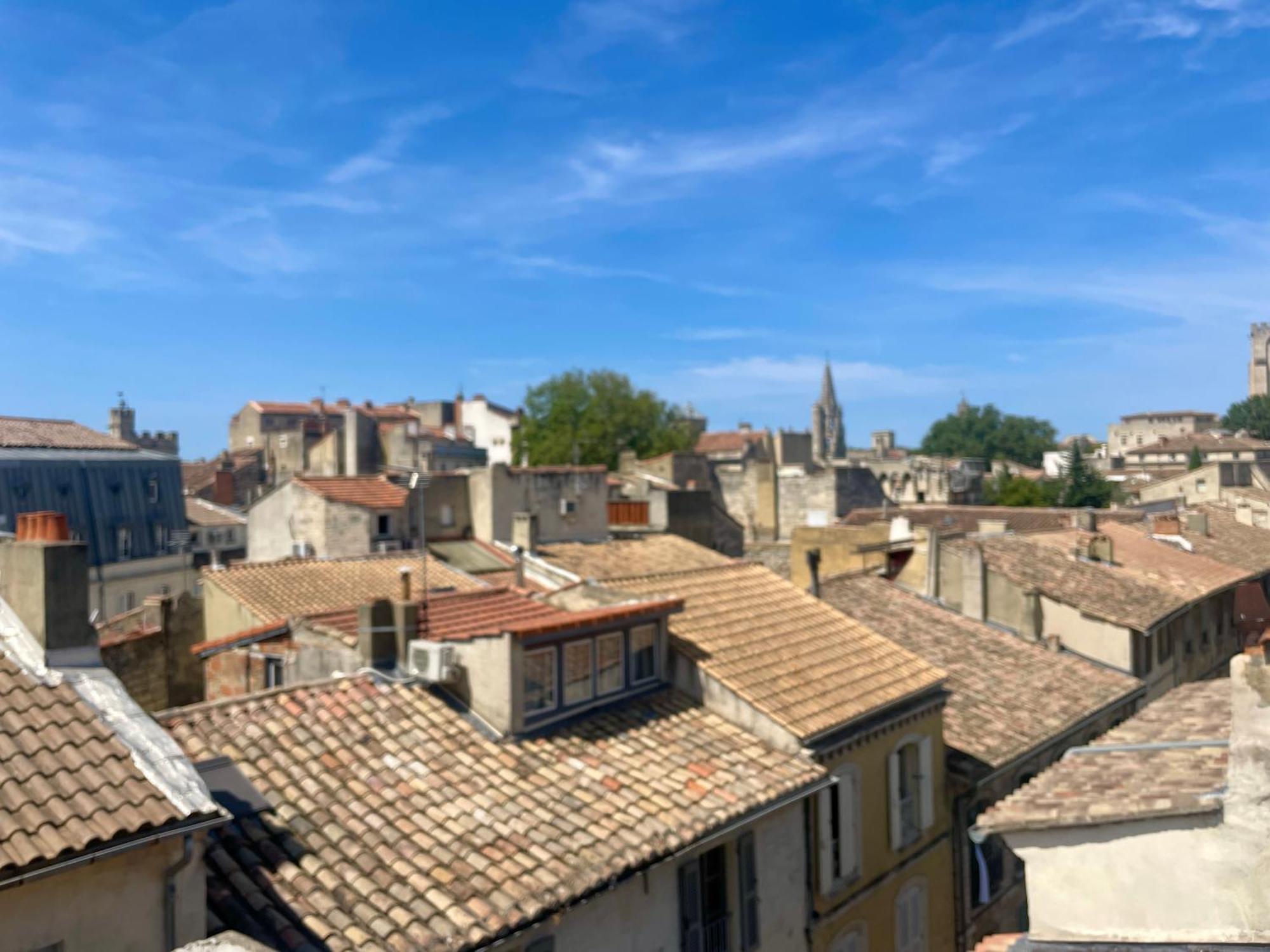 Le Toit D'Avignon - Intra-Muros - Terrasse Vue Palais Des Papes - Ideal Festival - Climatisation - Wifi Exterior photo